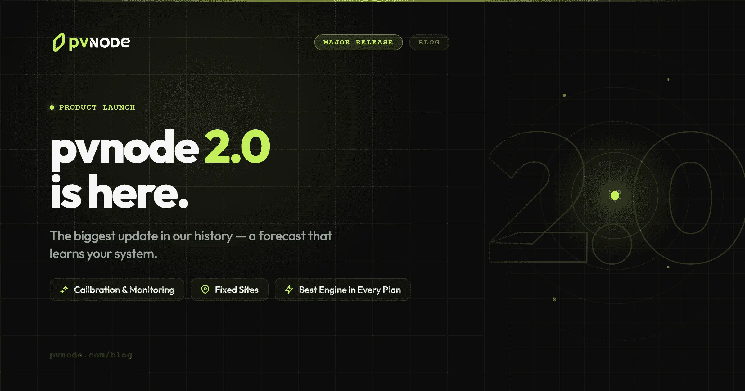 pvnode 2.0 is Here: Forecasts Calibrated to Your Real System, Fixed Sites, and Our Most Advanced Engine in Every Plan